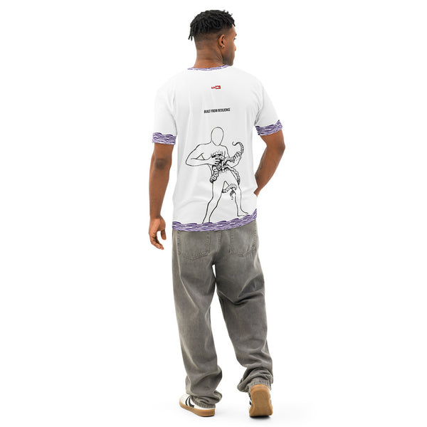 ILLTOCHILL Crohn's Disease Awareness T-Shirt – Men's Back (White) #2