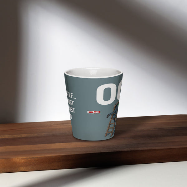 ILLTOCHILL OCD awareness Obsessive-Compulsive Disorder gift Latte mug – Lifestyle 2 Front
