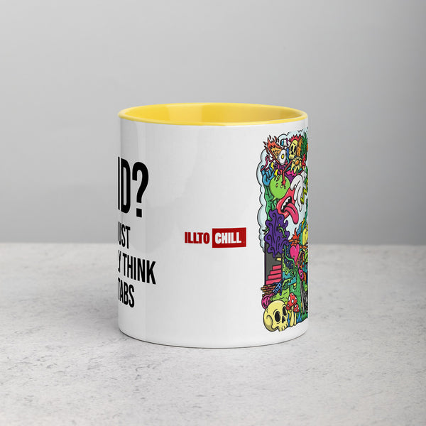 ILLTOCHILL Adhd Attention deficit awareness gift Mug with Color Inside – Lifestyle 2 Front