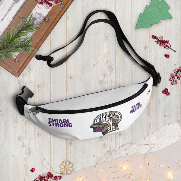 ILLTOCHILL CM Chiari Malformation awareness gift Fanny Pack – Holiday season Front (Clear)