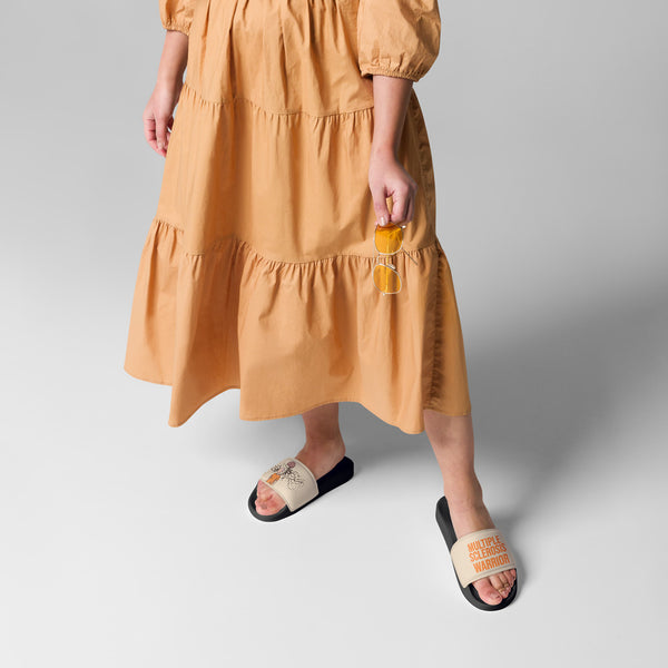 ILLTOCHILL MS Awareness Women's Slides – Women's Lifestyle 3 Front (Ms Awareness Women's Slides)