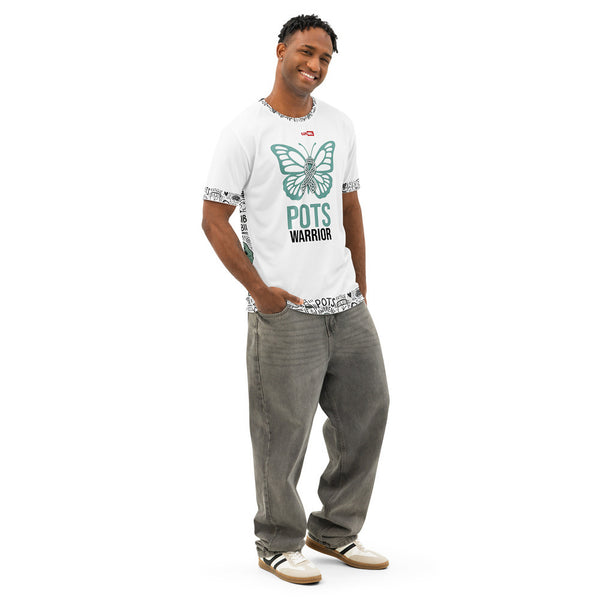 ILLTOCHILL POTS Awareness T-Shirt – Men's Right Front (White)
