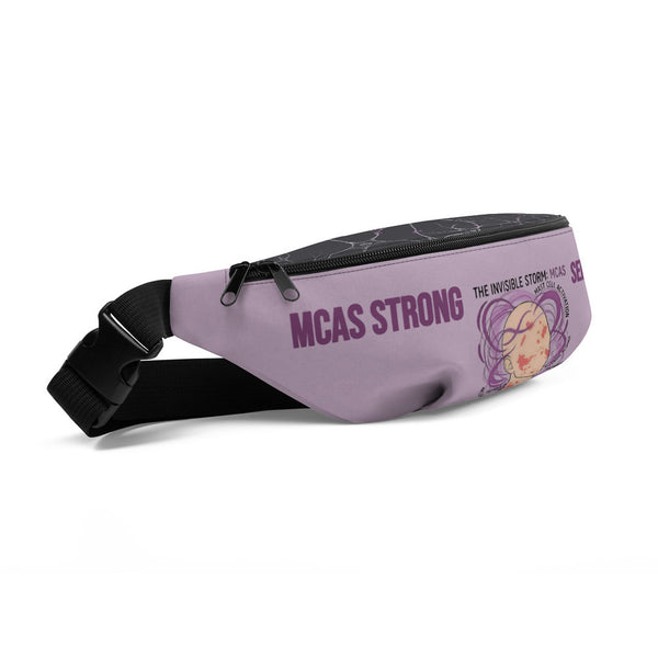 ILLTOCHILL MCAS Awareness Fanny Pack – Default Front Left (Black)