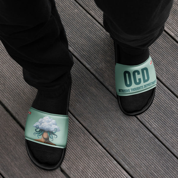 ILLTOCHILL OCD Awareness Men's Slides – Men's Lifestyle Front (Ocd Awareness Men's Slides)
