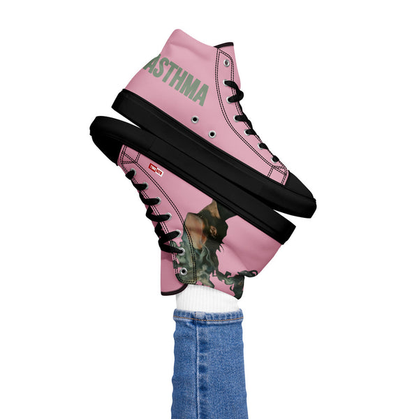 ILLTOCHILL Asthma Support Women's High Top Shoes – Women's Lifestyle 2 Left (Asthma Support Women's High Top Shoes)