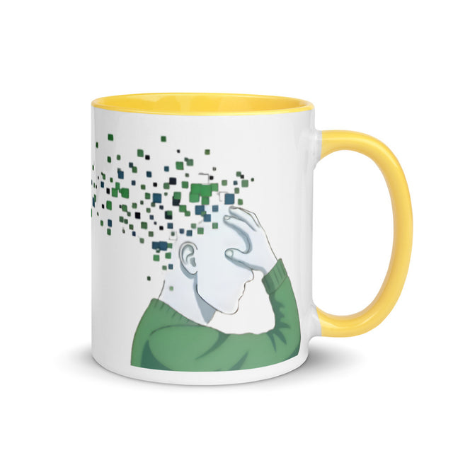 Inside Chaos Outside Calm TBI Accent Mug ILLTOCHILL Contrast Style