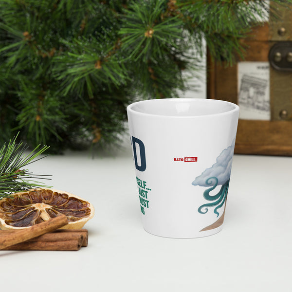 ILLTOCHILL OCD awareness Obsessive-Compulsive Disorder gift Latte mug – Lifestyle 3 Front