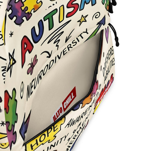 ILLTOCHILL Autism Awareness Backpack – Product details Product details 2 (Clear)