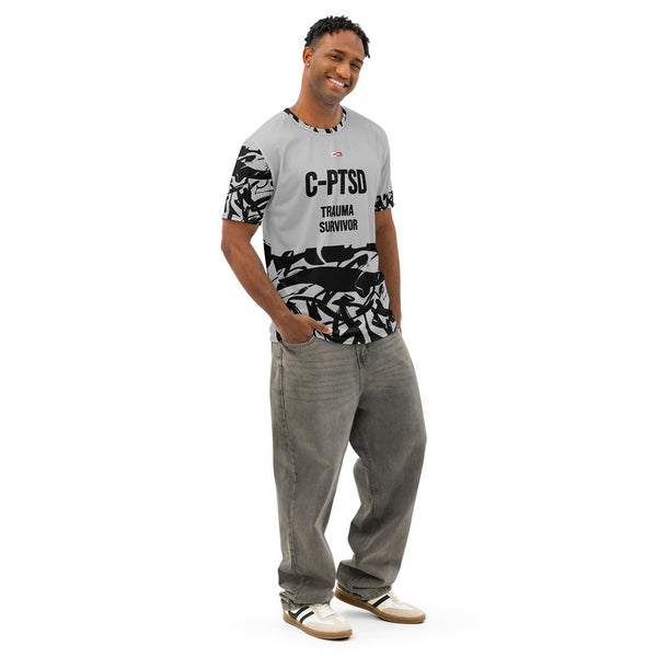 ILLTOCHILL C-PTSD Support T-Shirt – Men's Right Front (Black) #2