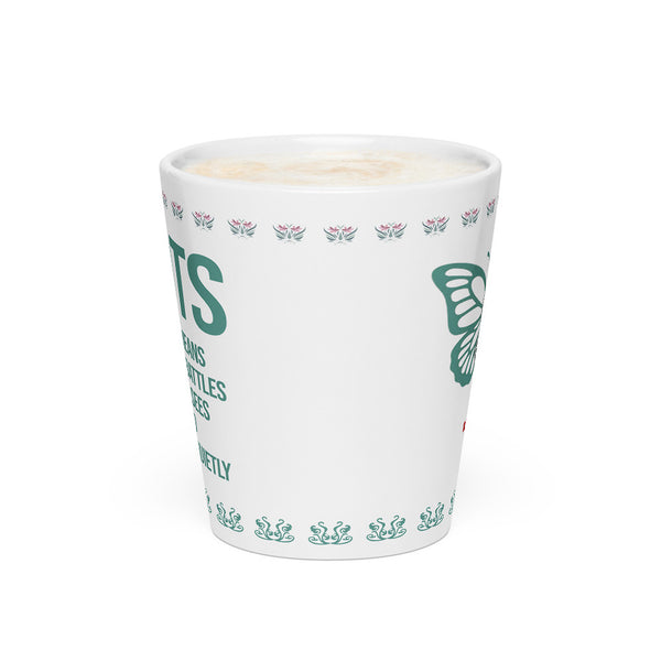 ILLTOCHILL POTS awareness gift Latte mug – Flat 2 Front