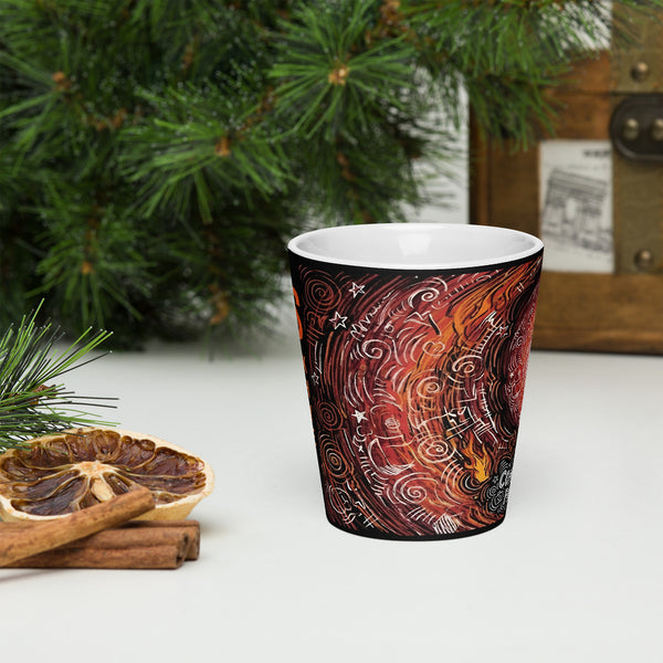 ILLTOCHILL CRPS Awareness and support gift Latte mug – Lifestyle 3 Front