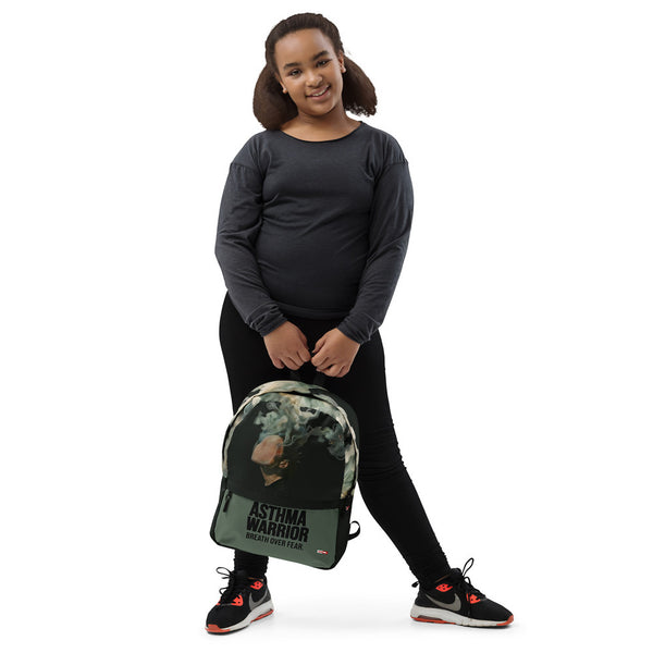 ILLTOCHILL Asthma Support Backpack – Girl's Front (Black)