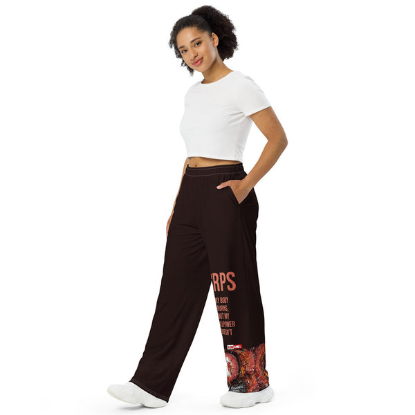 ILLTOCHILL CRPS Awareness Pants – Women's Left Front (White)