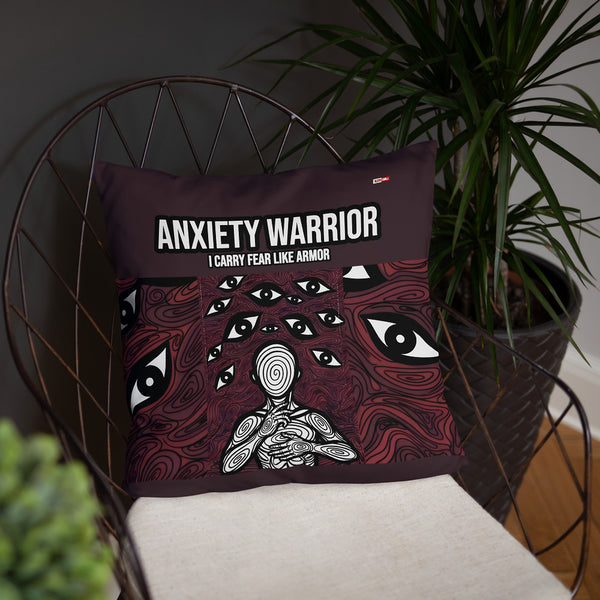 ILLTOCHILL Anxiety Awareness Pillow – Lifestyle Front Lifestyle 4 (Black)