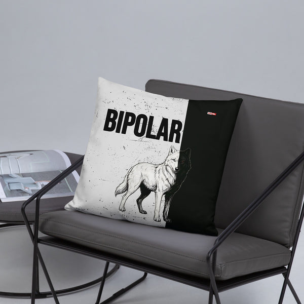 ILLTOCHILL Bipolar disorder gift Pillow – Lifestyle Front Lifestyle 5 (Black)