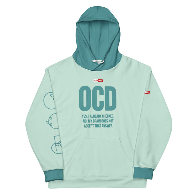 OCD Mind Won’t Stop Unisex Cotton Hoodie – ILLTOCHILL Comfort