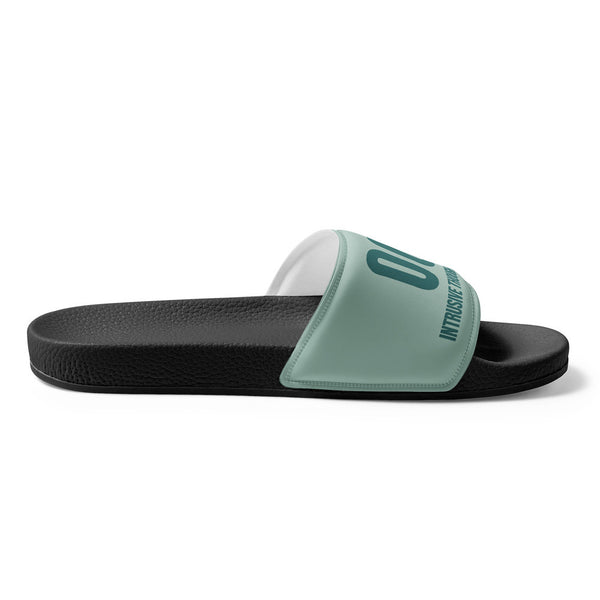 ILLTOCHILL OCD Awareness Men's Slides – Flat 2 Left Inside (Ocd Awareness Men's Slides)