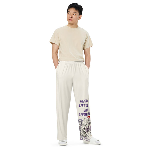 ILLTOCHILL Lupus Awareness Pants – Men's Front (White)