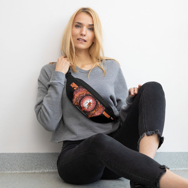 ILLTOCHILL CRPS Awareness Fanny Pack – Women's Lifestyle Front (Black)