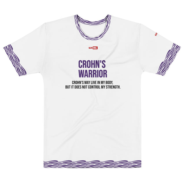 Tired But Fighting Crohn’s Cotton Crew Neck Tee – ILLTOCHILL Everyday Strength