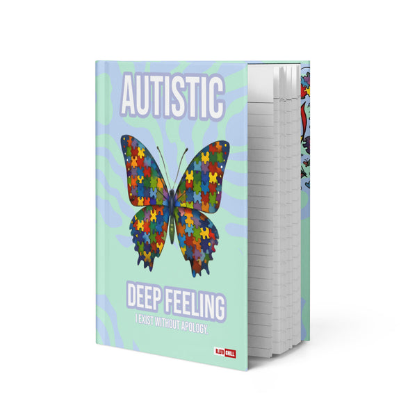 ILLTOCHILL Autism Awareness Hardcover Journal – Flat 2 Front (Autism Awareness Hardcover Journal)