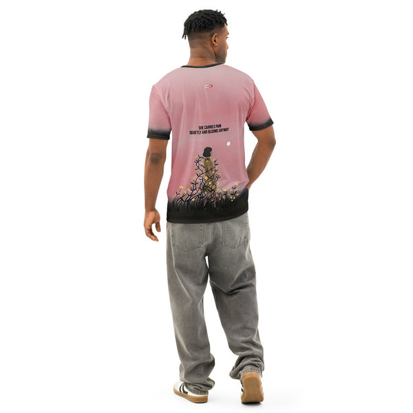 ILLTOCHILL Endometriosis Awareness T-Shirt – Men's Back (Black)