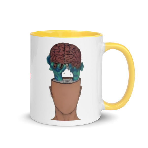 ILLTOCHILL IIH awareness Idiopathic Intracranial Hypertension support gift Mug with Color Inside – Flat Right