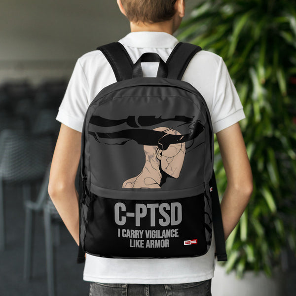 ILLTOCHILL C-PTSD Support Backpack – Lifestyle Back (Black)