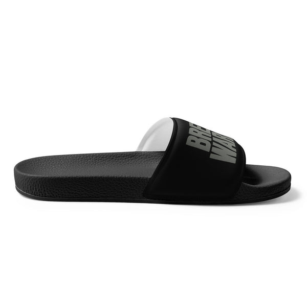 ILLTOCHILL Asthma Support Men's Slides – Flat 2 Left Inside (Asthma Support Men's Slides)