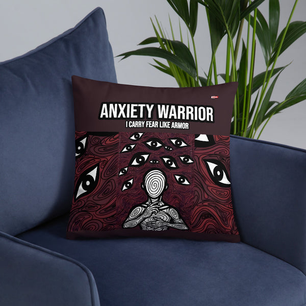 ILLTOCHILL Anxiety Awareness Pillow – Lifestyle Front Lifestyle 6 (Black)