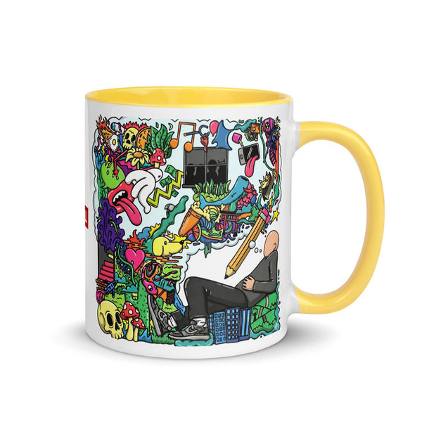 ILLTOCHILL Adhd Attention deficit awareness gift Mug with Color Inside – Flat Right