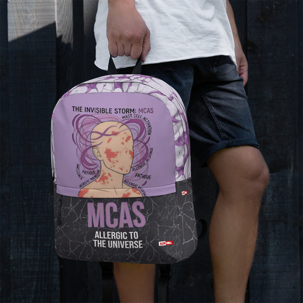 ILLTOCHILL MCAS Awareness Backpack – Men's Lifestyle Left (Black)