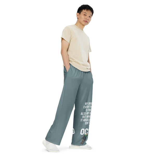 ILLTOCHILL OCD Awareness Pants – Men's Right Front (White)