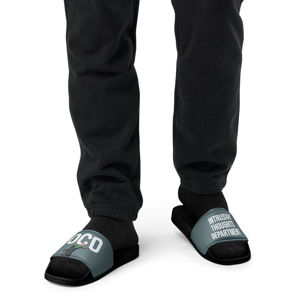 ILLTOCHILL OCD Awareness Men's Slides – Men's Front (Ocd Awareness Men's Slides)