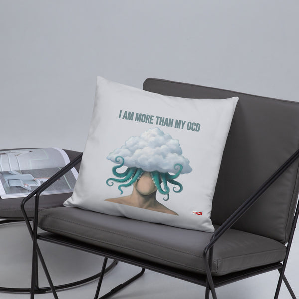 ILLTOCHILL OCD Awareness Pillow – Lifestyle Front Lifestyle 5 (Black)