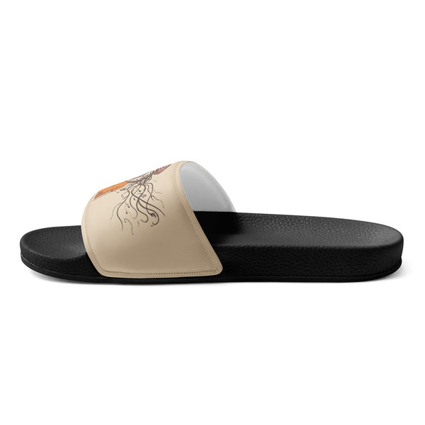 ILLTOCHILL MS Awareness Men's Slides – Flat 2 Right Inside (Ms Awareness Men's Slides)