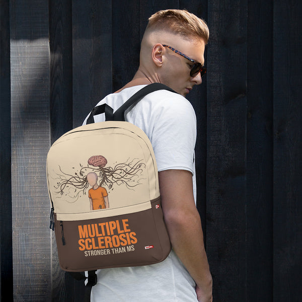 ILLTOCHILL MS Awareness Backpack – Men's Lifestyle Front (Black)