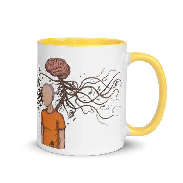 ILLTOCHILL MS awareness Multiple Sclerosis support gift Mug with Color Inside – Flat Right