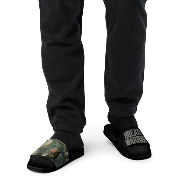 ILLTOCHILL Asthma Support Men's Slides – Men's Front (Asthma Support Men's Slides)