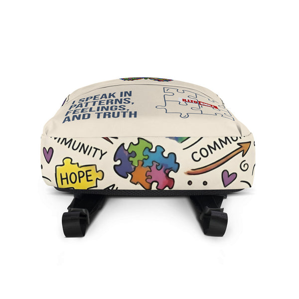 ILLTOCHILL Autism Awareness Backpack – Default Bottom (Clear)