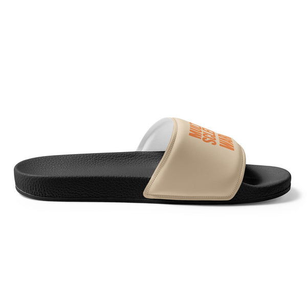 ILLTOCHILL MS Awareness Men's Slides – Flat 2 Left Inside (Ms Awareness Men's Slides)