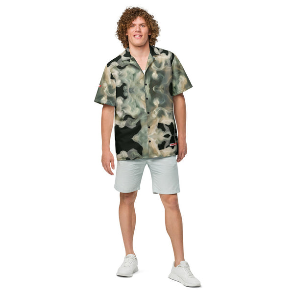 ILLTOCHILL Asthma awareness support Unisex button shirt – Men's Front (Black)