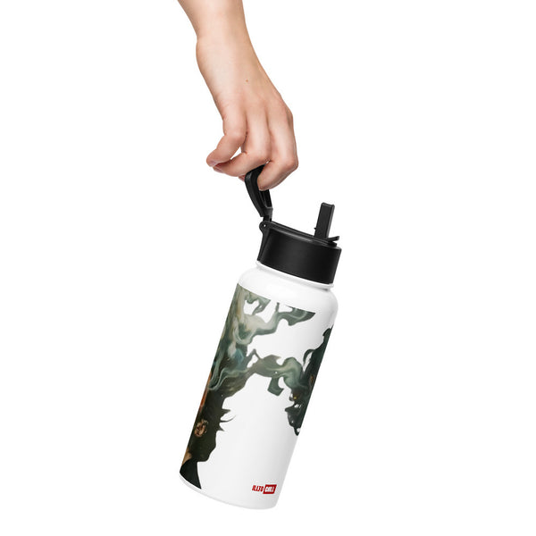 ILLTOCHILL Asthma awareness gift Stainless steel water bottle with a straw lid – Lifestyle Left