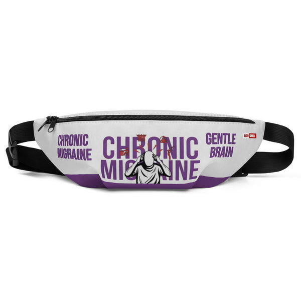 ILLTOCHILL Migraine Awareness Fanny Pack – Default Front (Clear)