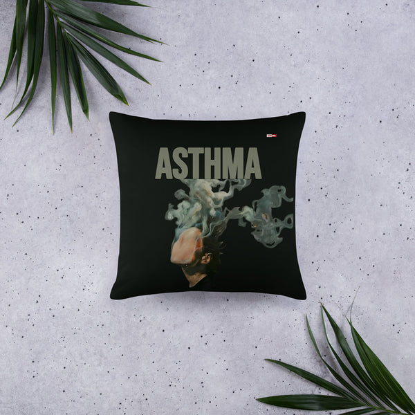 ILLTOCHILL Asthma Support Pillow – Flat Lifestyle Front (Black)