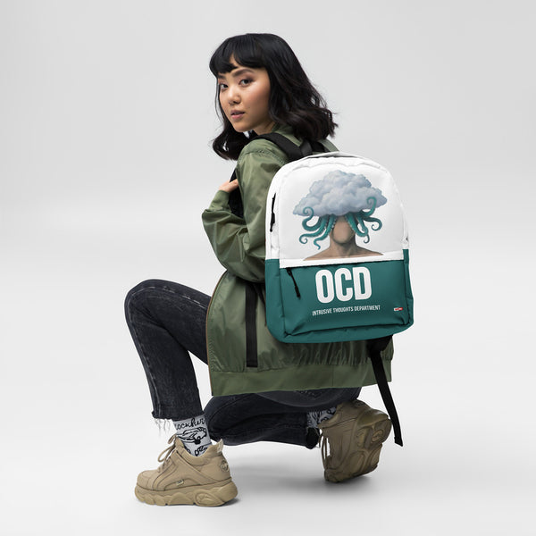 ILLTOCHILL OCD Awareness Backpack – Women's Front (Clear)