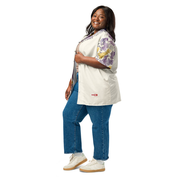 ILLTOCHILL lupus disorder Unisex button shirt – Women's 3 Left (Black)