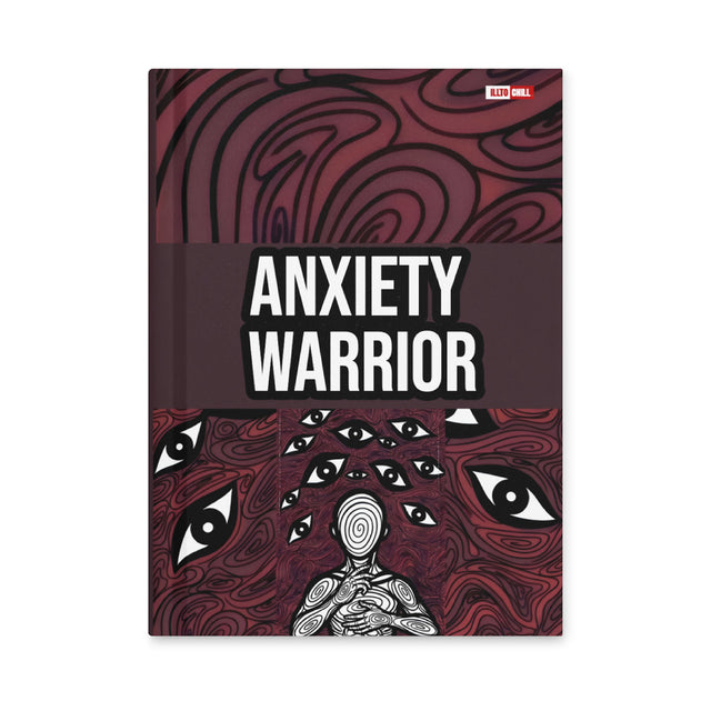Anxiety Support Hardcover Journal Matte Mental Health Writing Anxiety Notebook by ILLTOCHILL