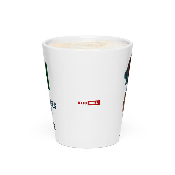 ILLTOCHILL IIH awareness Idiopathic Intracranial Hypertension support gift Latte mug – Flat 2 Front