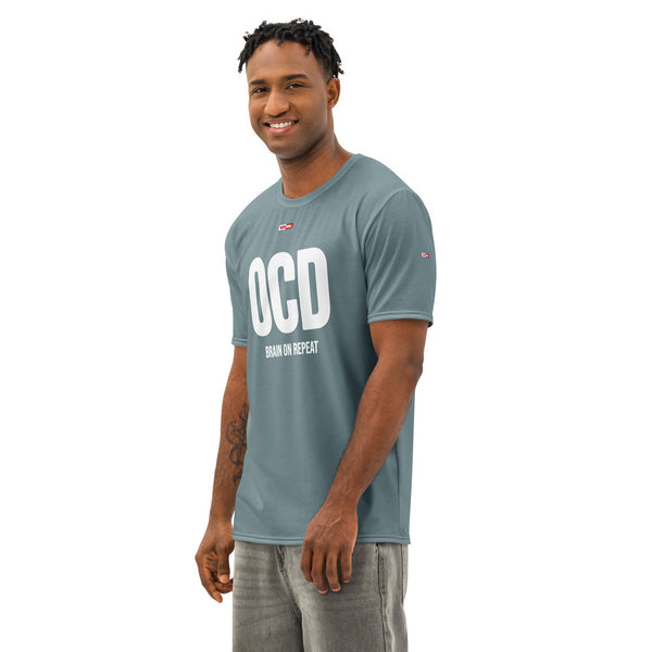 ILLTOCHILL OCD Awareness T-Shirt – Men's Left Front (Black)